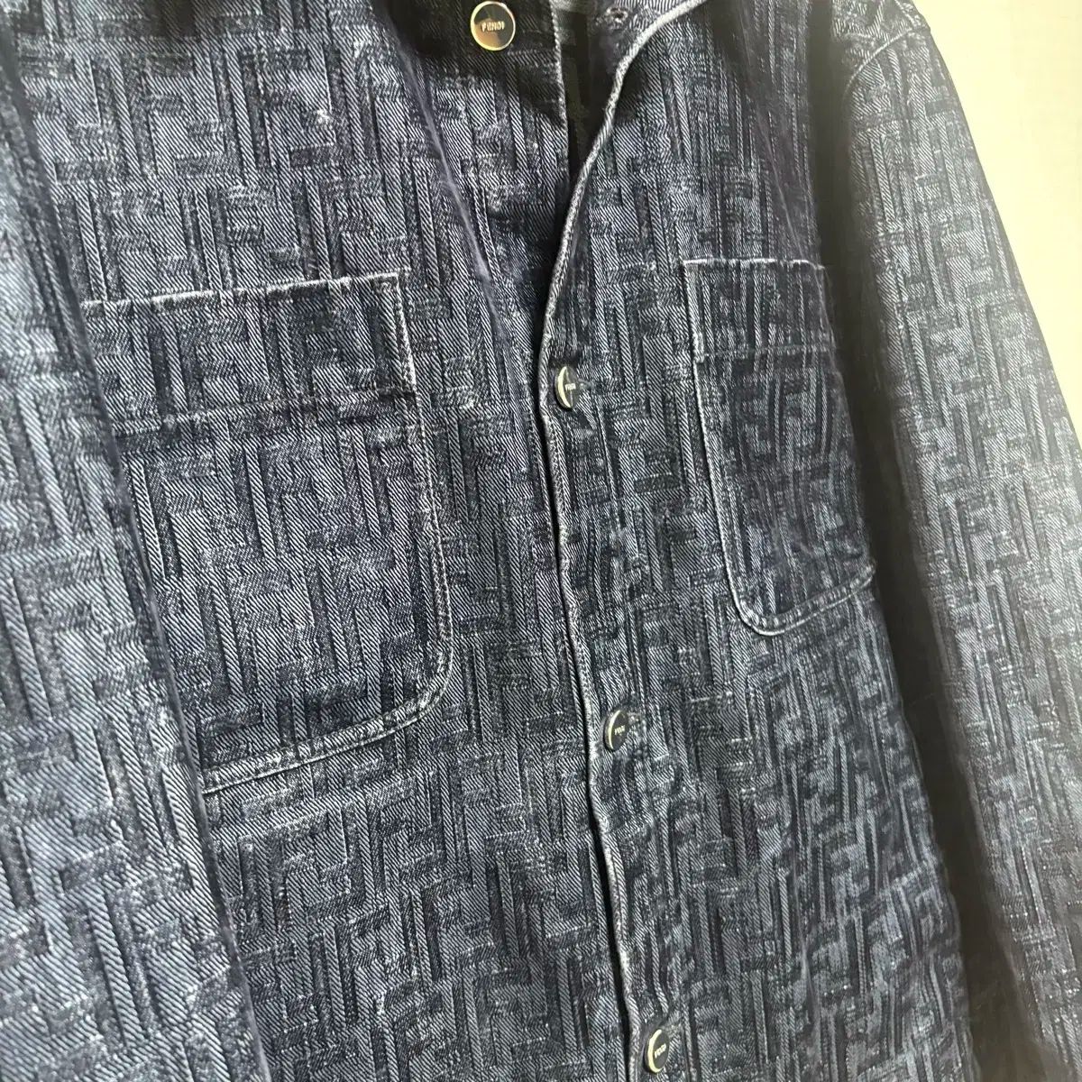 52 FENDI フェンディ ベルベット トラッカー ジャケット