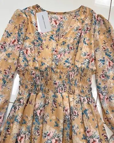 新 ウール リス カミング ホーム ロング丈ワンピース