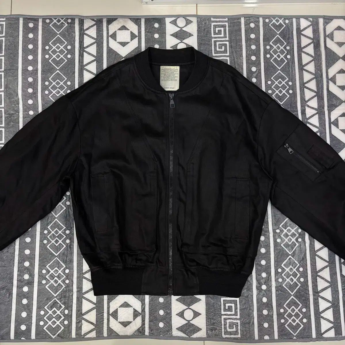 MAISON MINED メゾンミネド フライト ジャケット L nj210 パイロットジャンパー ブルゾン ダウン