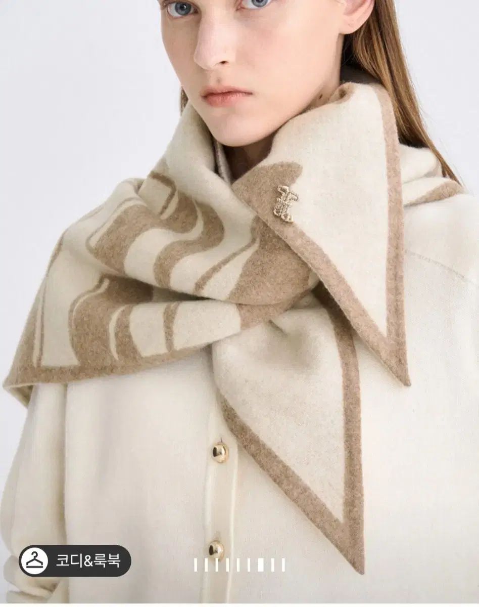 ジャカード マフラー