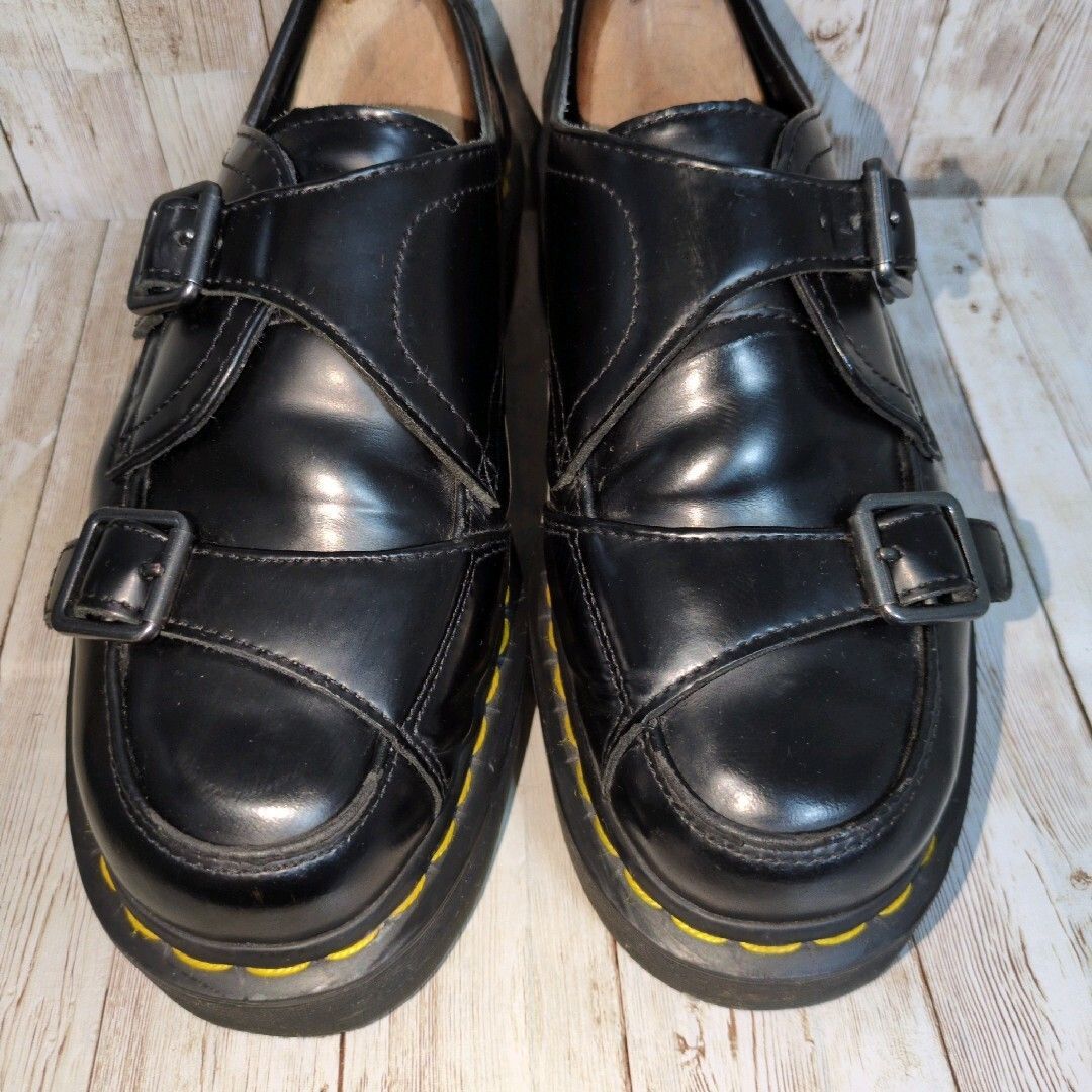 Dr.Martens ドクターマーチン SIDNEY DBL MONK シドニーダブルモンク 厚底レザーシューズ UK7 26cm