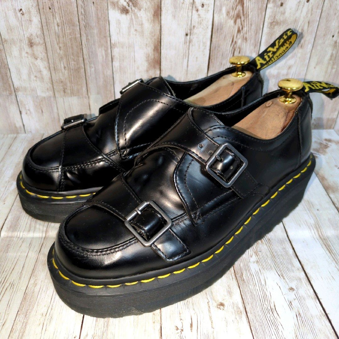 Dr.Martens ドクターマーチン SIDNEY DBL MONK シドニーダブルモンク 厚底レザーシューズ UK7 26cm