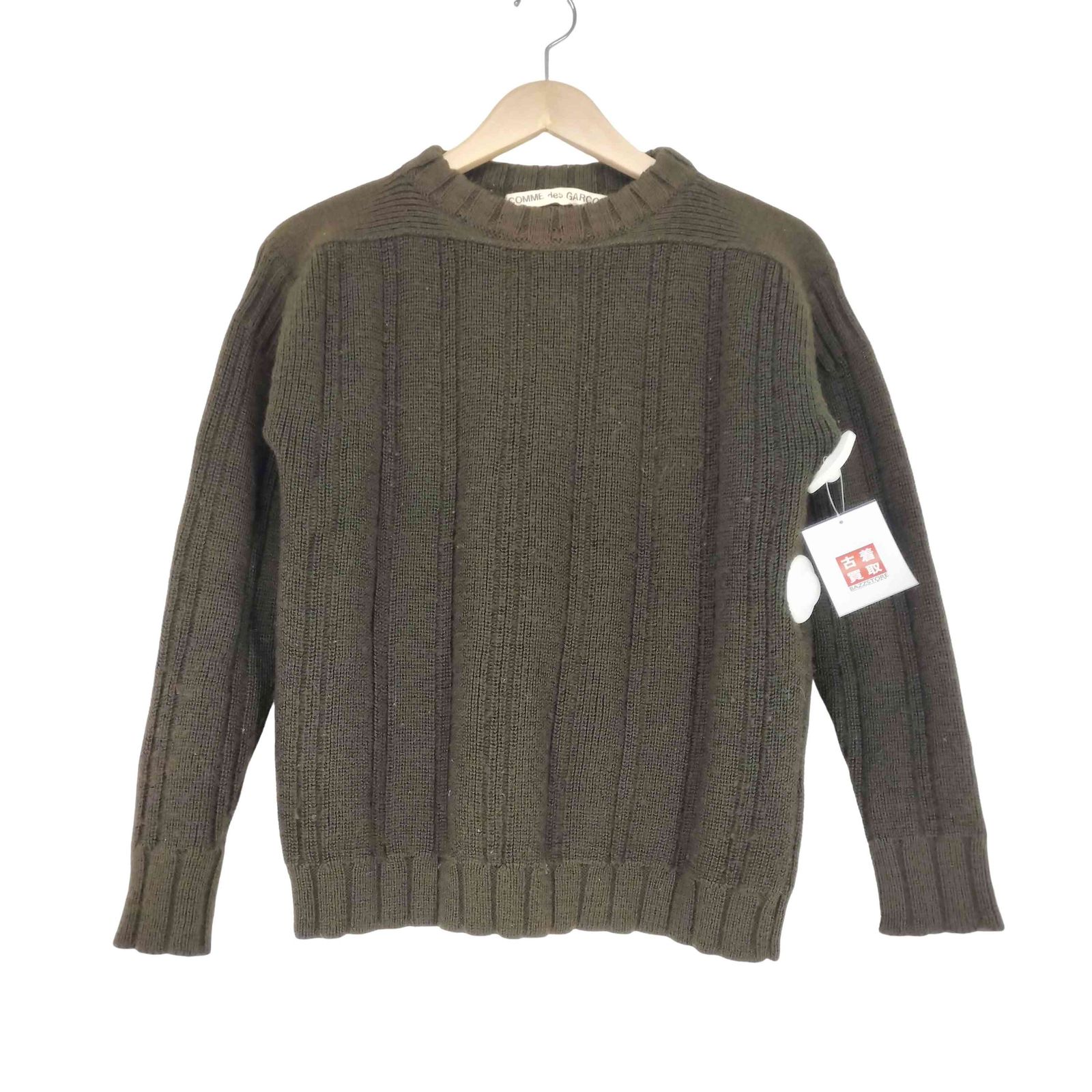 コムデギャルソン COMME des GARCONS 80S クルーネックウールセーター レディース 表記無