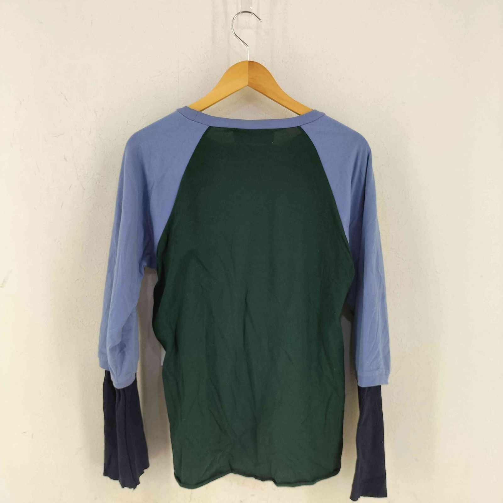 DIET BUTCHER(ダイエットブッチャー) ドッキングラグラン レイヤードラグラントップス メンズ 表記無 【中古】【ブランド古着バズストア】 ダイエットブッチャー DIET BUTCHER ドッキングラグラン レイヤード