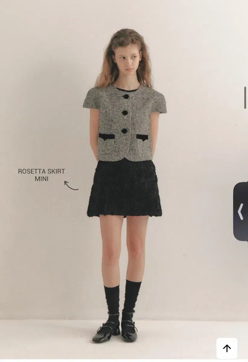 FLOWOOM アイコニック ハーフ ジャケット オレオ 1サイズ