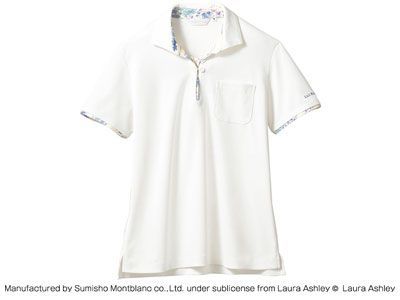 LAURA ASHLEY ショップ ニットシャツLW203-13(オフホワイト/アメリ