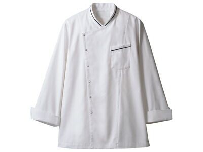 コックコート 6-1061（白/黒） M