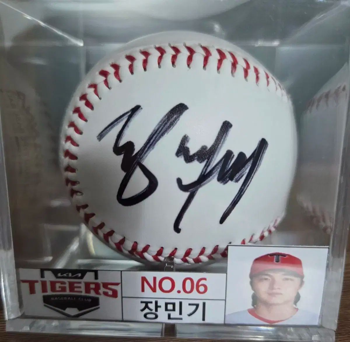 KIAタイガース NO 6 ミンギ(MINGI) サインボール 野球ボール - メルカリ
