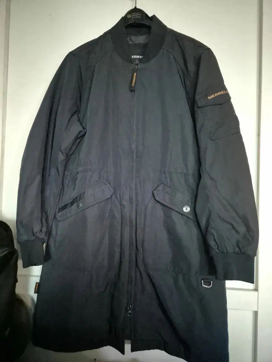 MERRELL メレル ロング丈 ダウン ブルゾン ジャケット ブラック