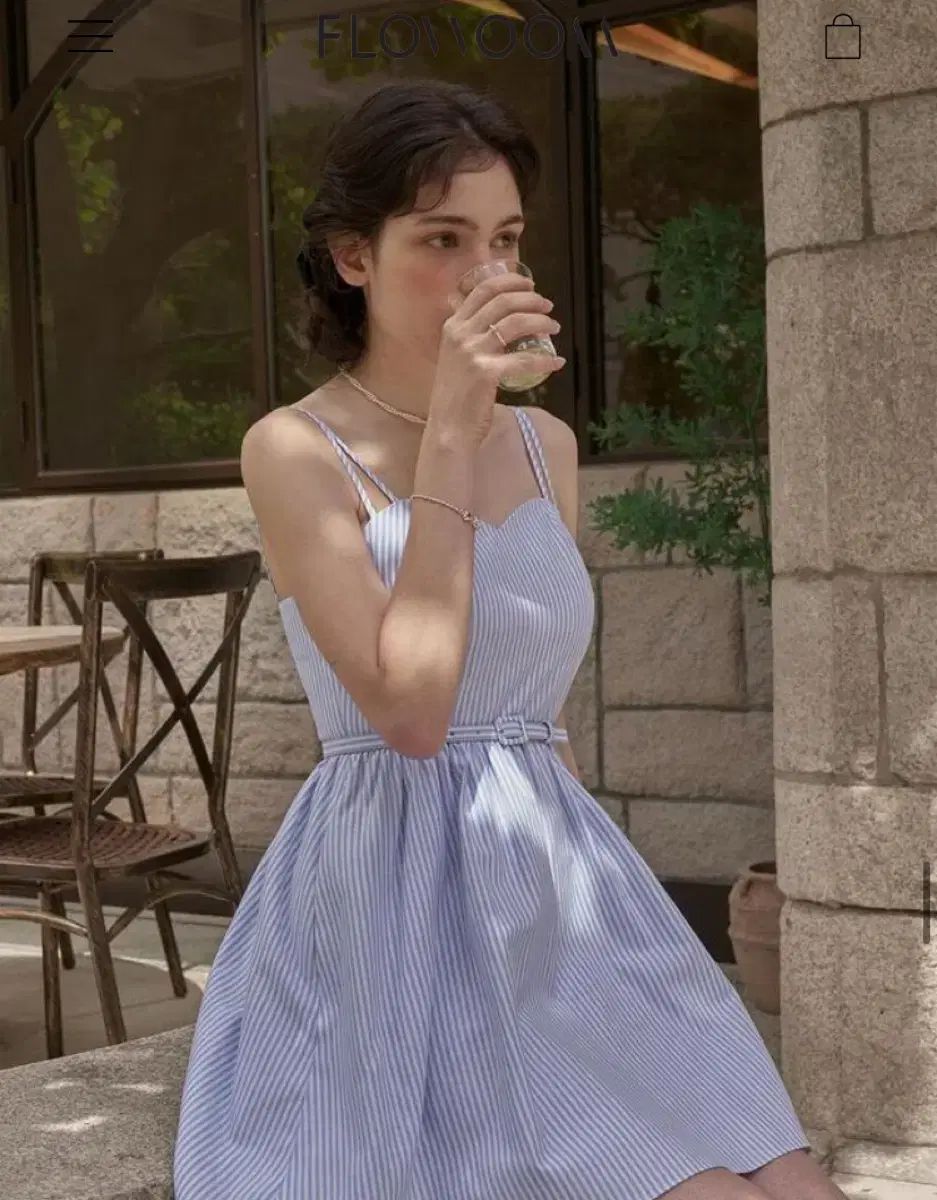 フローム Mini Heart Bustier Dress