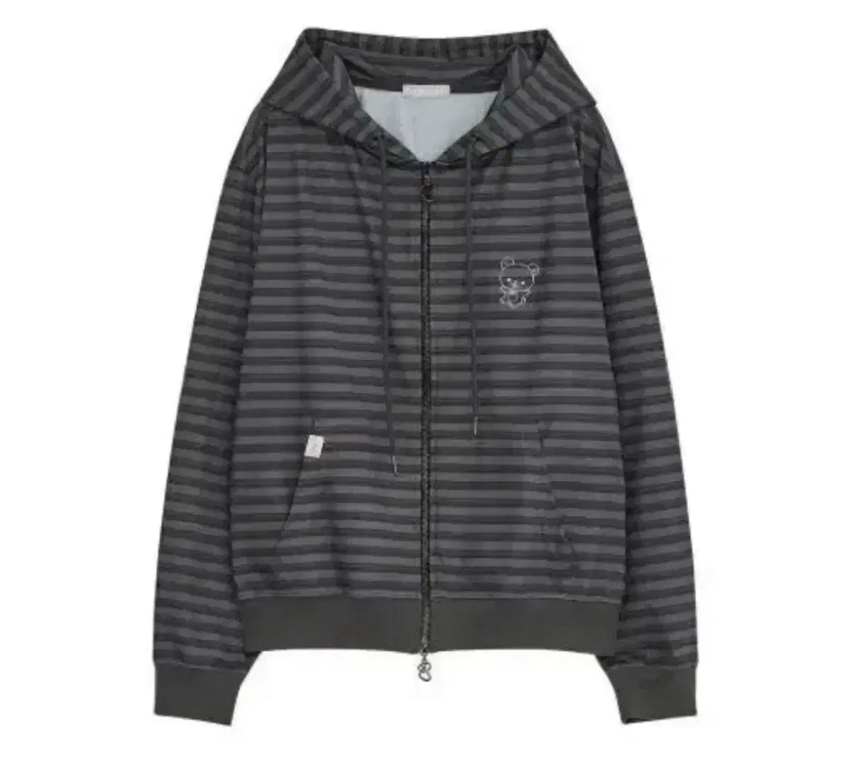 ハグユアースキン コリラックマ フードジップアップ チャコール ジョガーパンツ