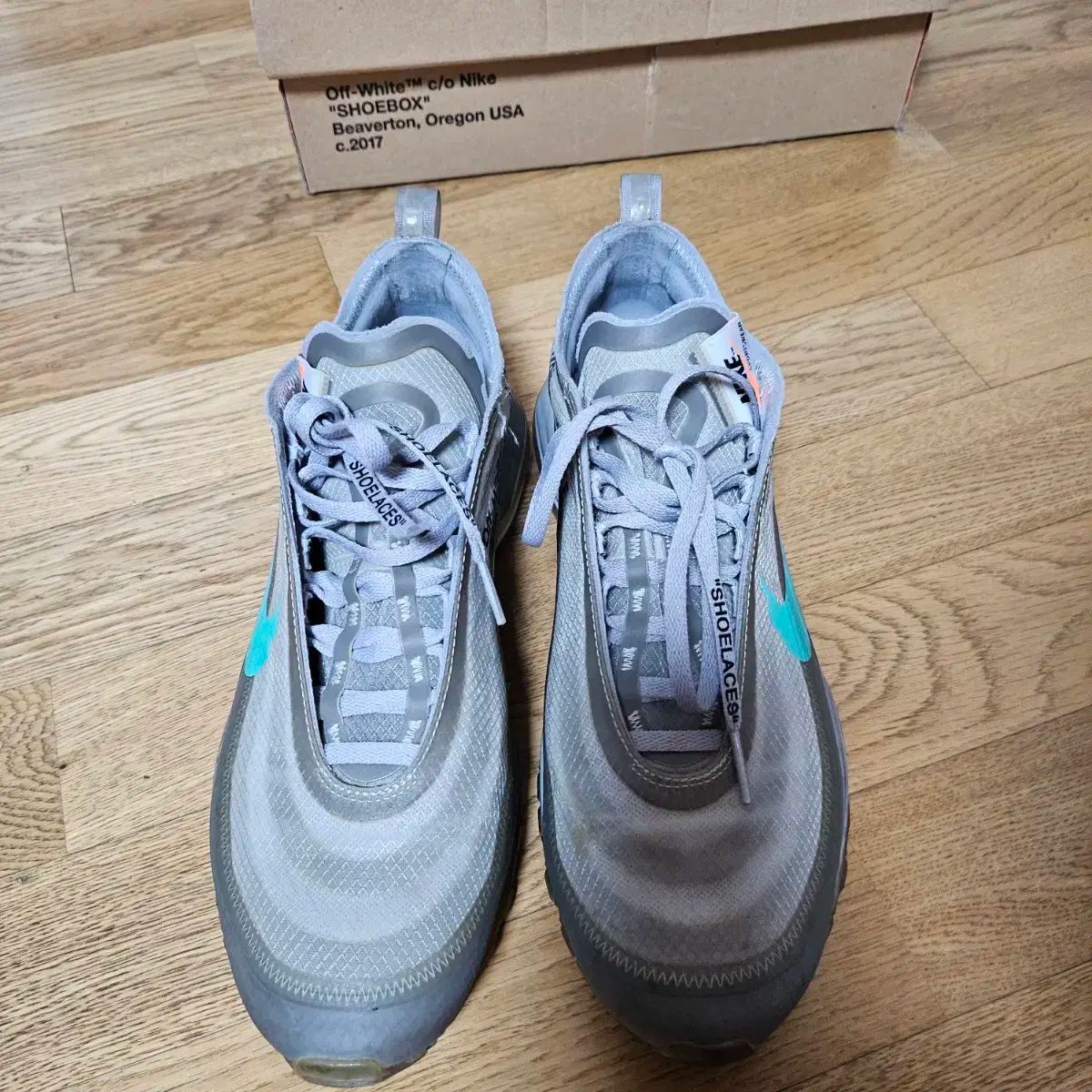 ナイキ オフホワイト エアマックス97 メンタ 270