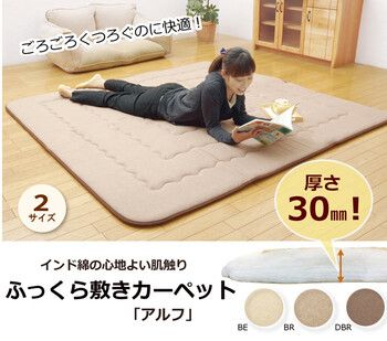 インド綿 ふっくら 約 厚敷き アルフ F敷