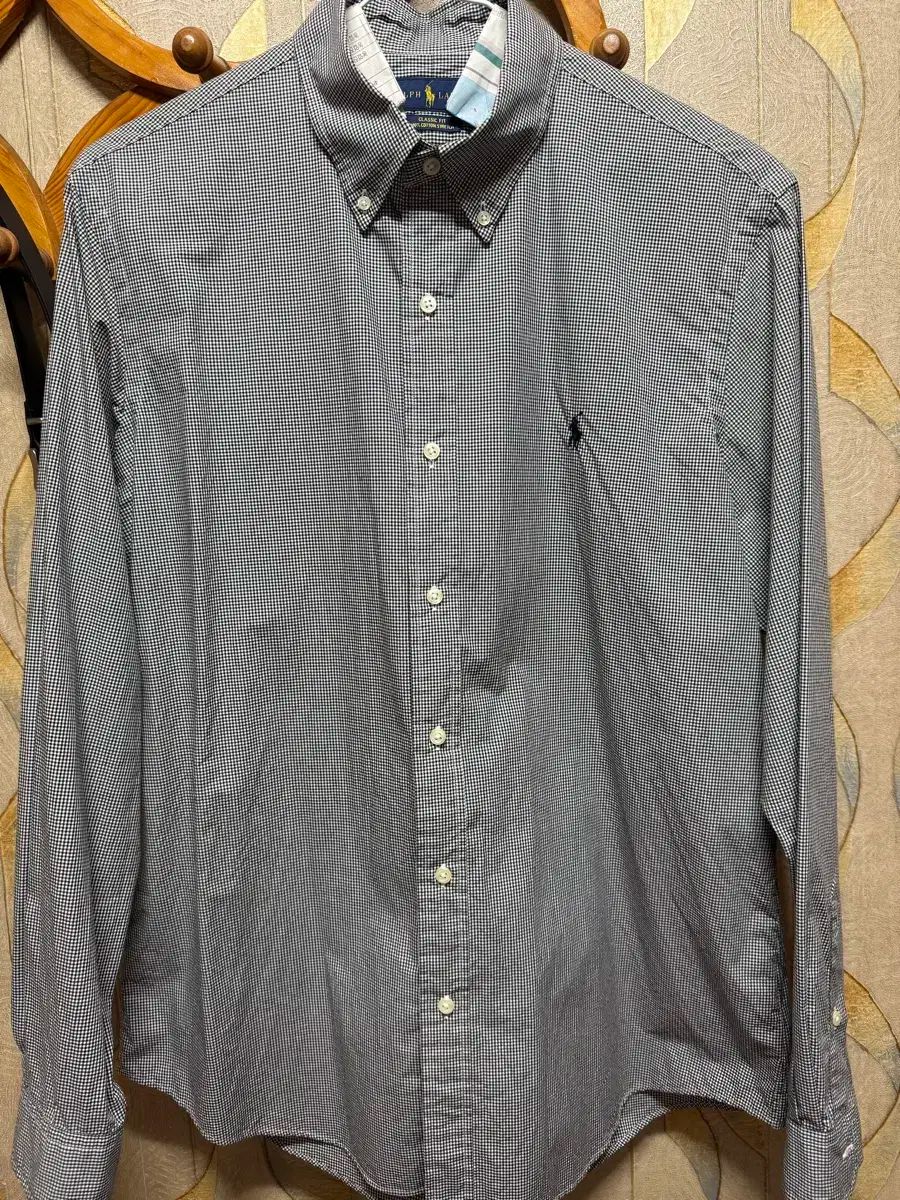 ポロ ギンガム CHECK シャツ L