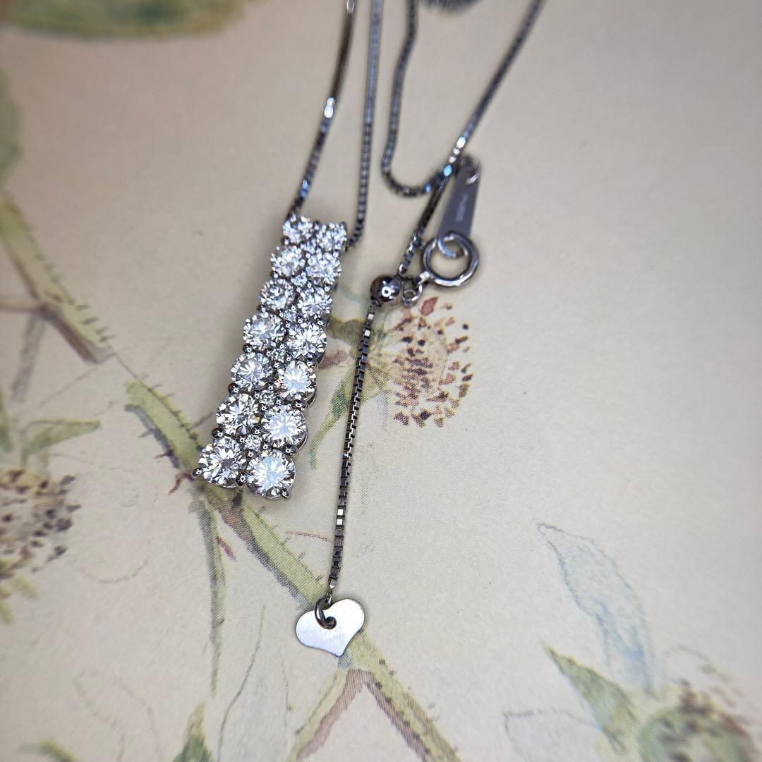  pt 900 カナディアンダイヤモンド2.0 ct ペンダントネックレス ネックレス アクセサリー