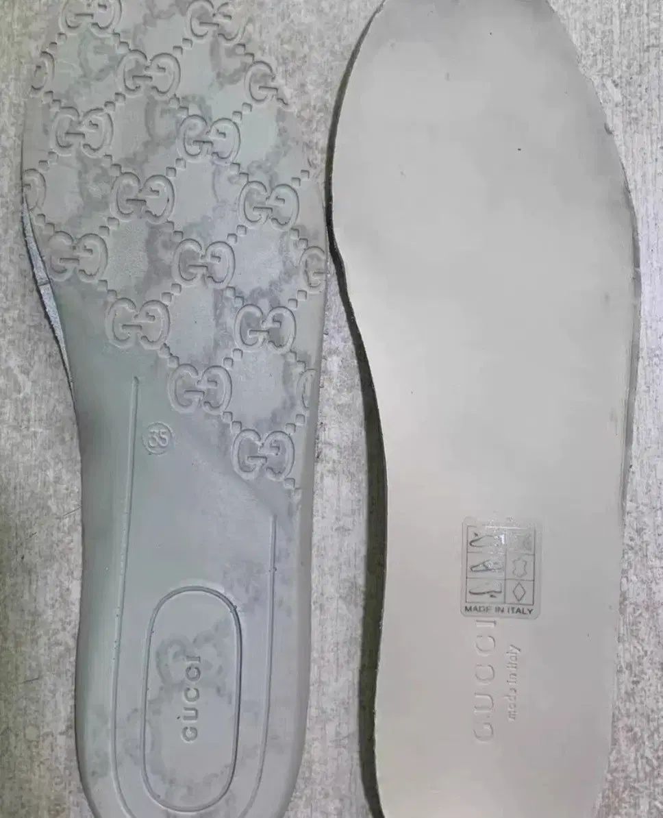  グッチアイボリーハイトップスニーカー 34 5 フラットシューズ バレエシューズ パンプス