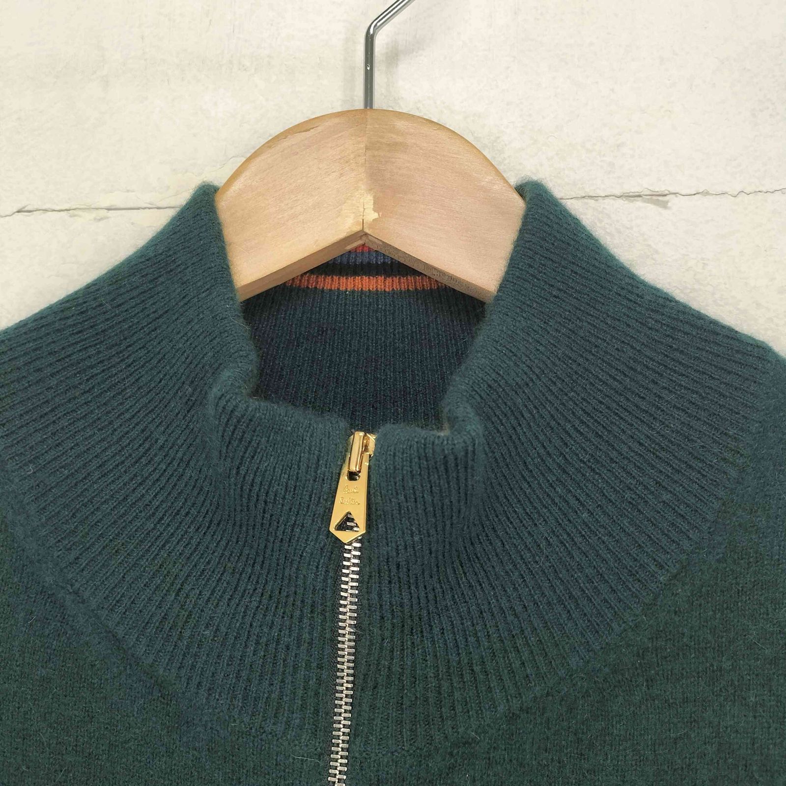 未使用級 ポールスミス アーティストストライプ カシミヤ100% ニット