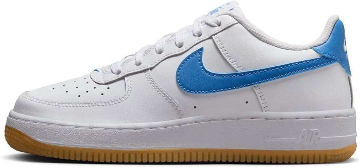 ナイキ エア フォース 1 GS J AIR FORCE 1 GS ホワイト ブルー FV5948-115 24.0cm 24.0 cm