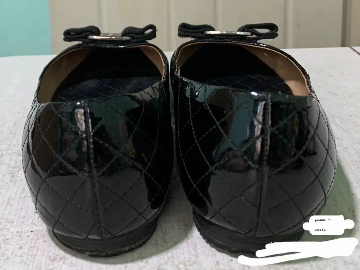 リボン フラットシューズ