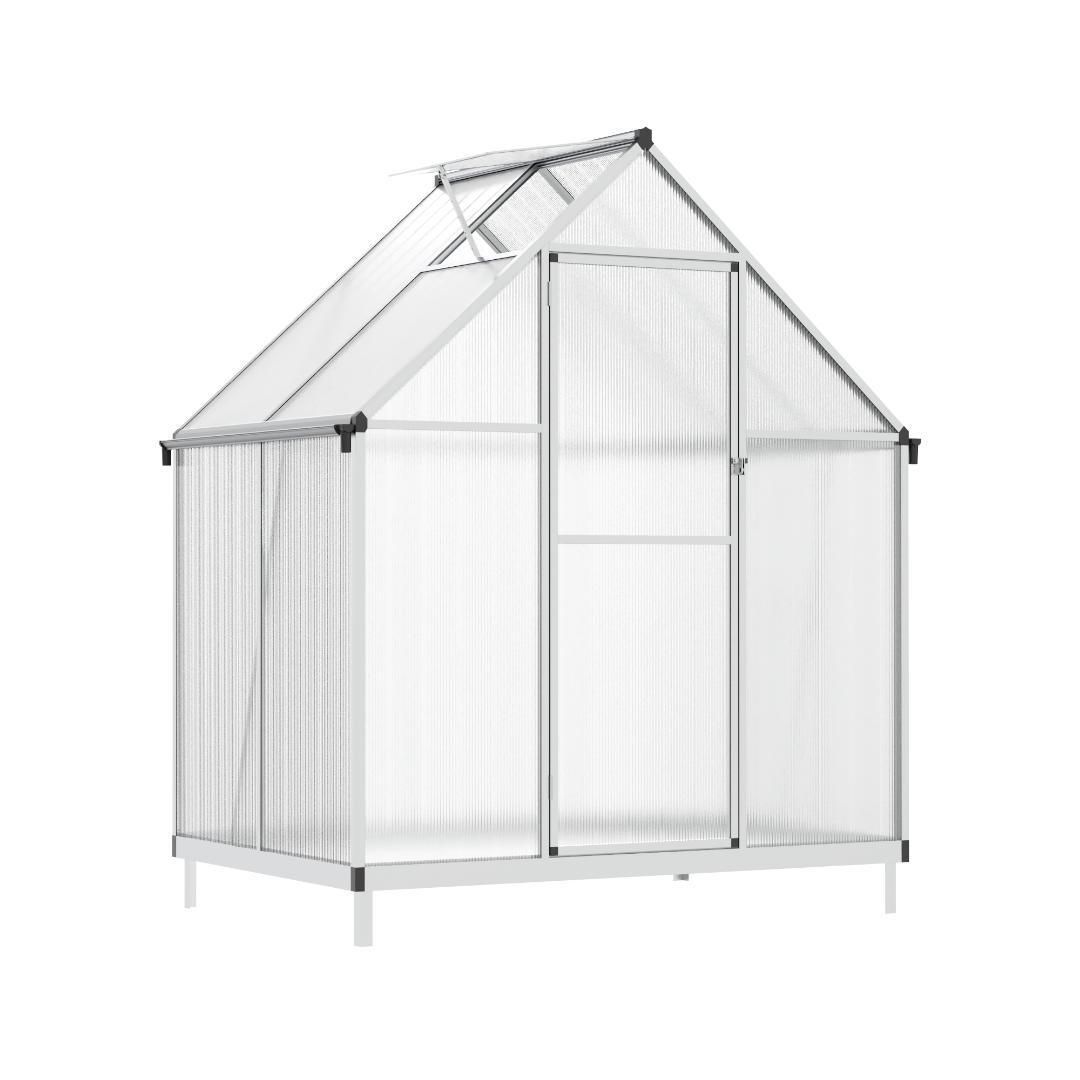奥行113cmタイプ】アルミ温室 家庭用温室 大型 花園温室 温室 家庭用