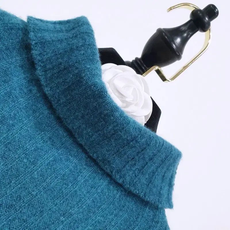  ハンサム TIME ウール カシミア ニット 長袖 ニット セーター