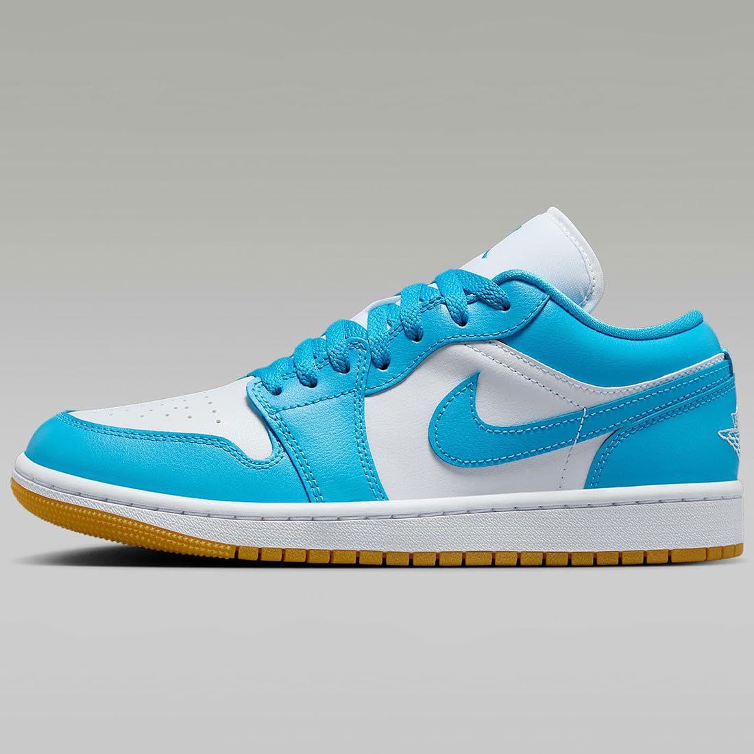 ナイキ エア ジョーダン 1 ロー W AIR JORDAN LOW ホワイト ガムライトブラウン ダークパウダーブルー DC 0774-104 24.5 cm