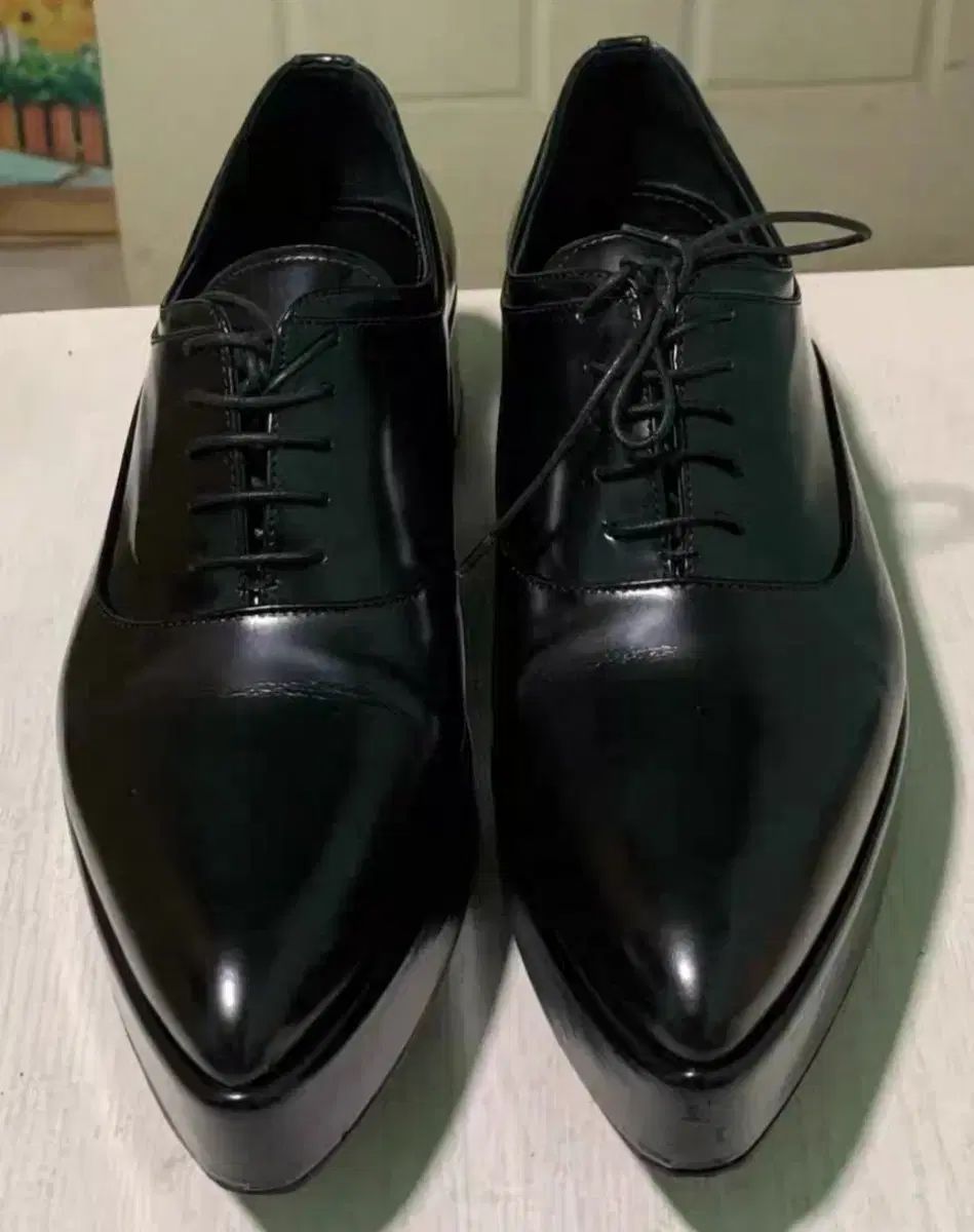 プラダ ラック フラットフォーム オックスフォードシューズ 38