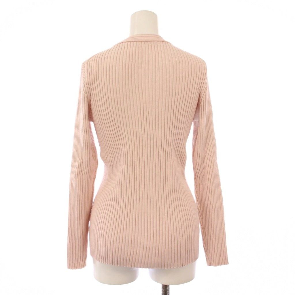 セオリーリュクス theory luxe リブニット 長袖 Vネック ストレッチ