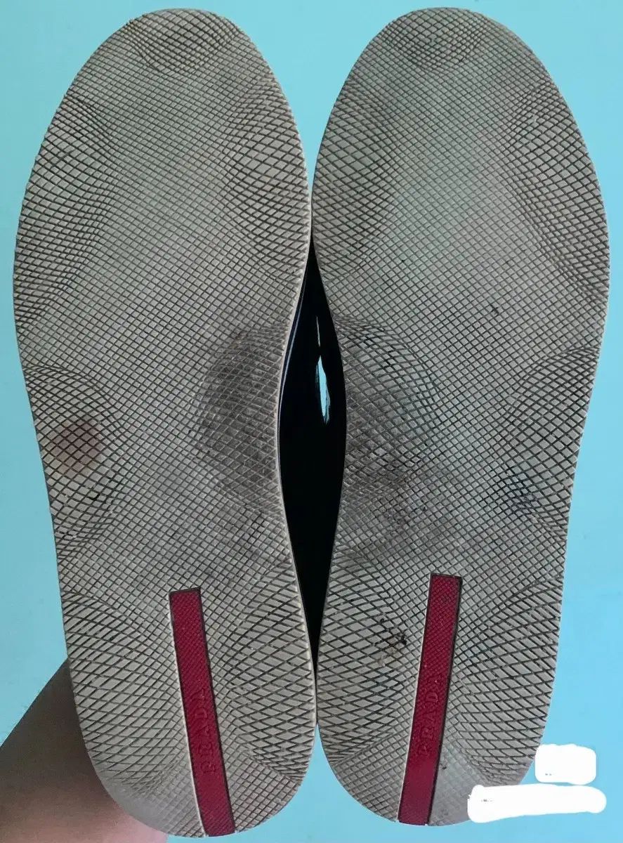  PRADA プラダ ブラック パテント ローファー レディース 37.5 スニーカー 靴