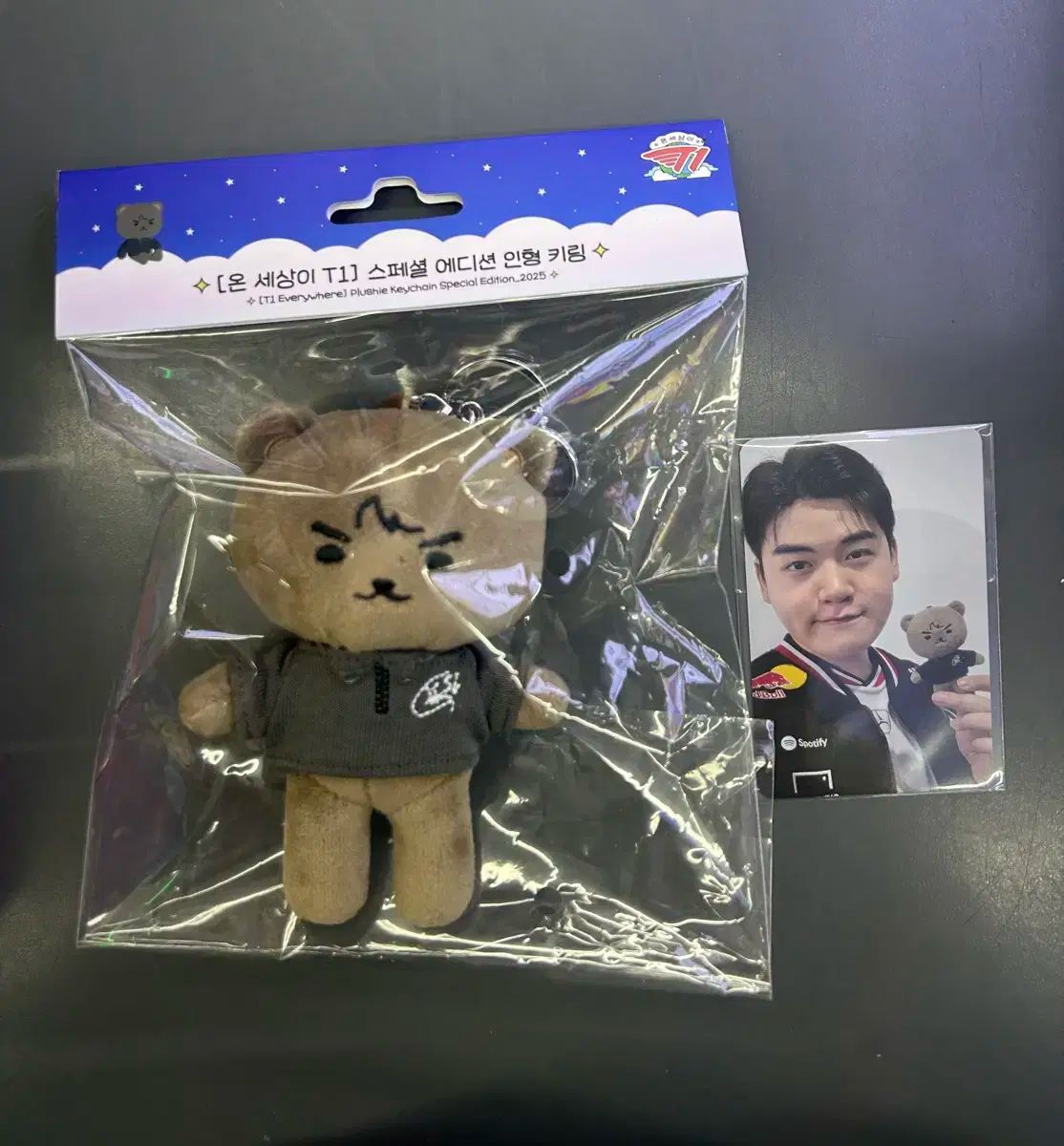 T1 티원 ONSE T 인형 구마유시 ANIMAL 応援棒 COVER