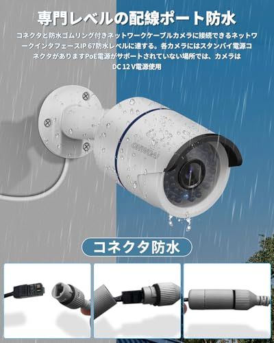 POE防犯カメラセット