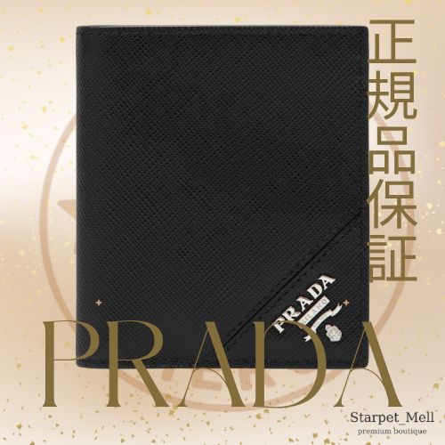 PRADA プラダ サフィアーノのスモールウォレット ブラック
