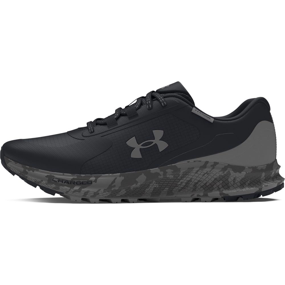 Under Armour メンズ チャージド バンディット トレイル 3 ストームプルーフ ハイキングシューズ 001 ブラック キャッスルロック ホワイト 8.5 001 ブラック キャッスルロック ホワイト Free Size