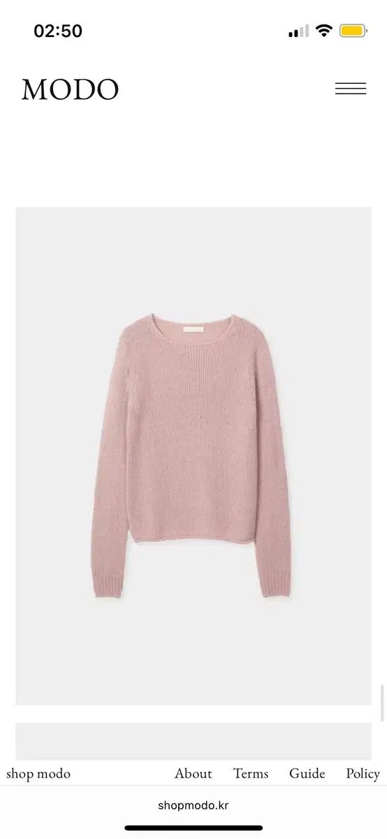 ショップ ウール ベリーニット ラズベリー色