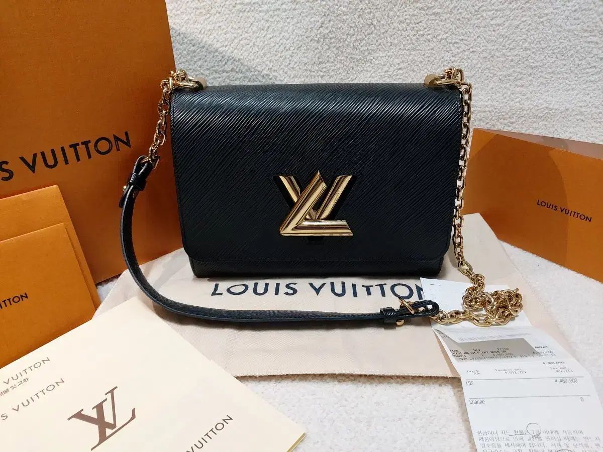 ルイヴィトン ツイストMM ブラック ゴールド金具 ショルダーバッグ