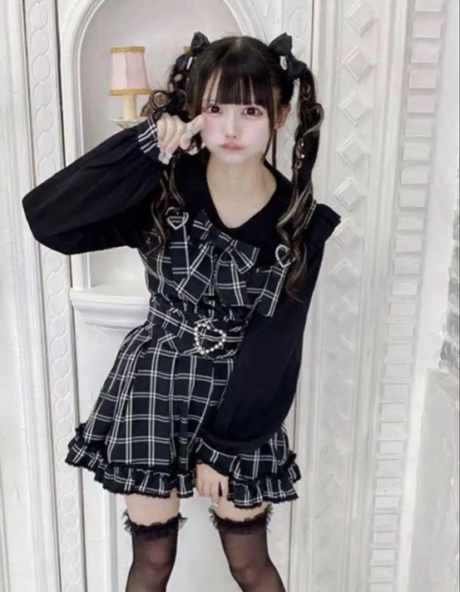 販売 マズ フリーメロ セットアップ 地雷系 量産型 地雷系