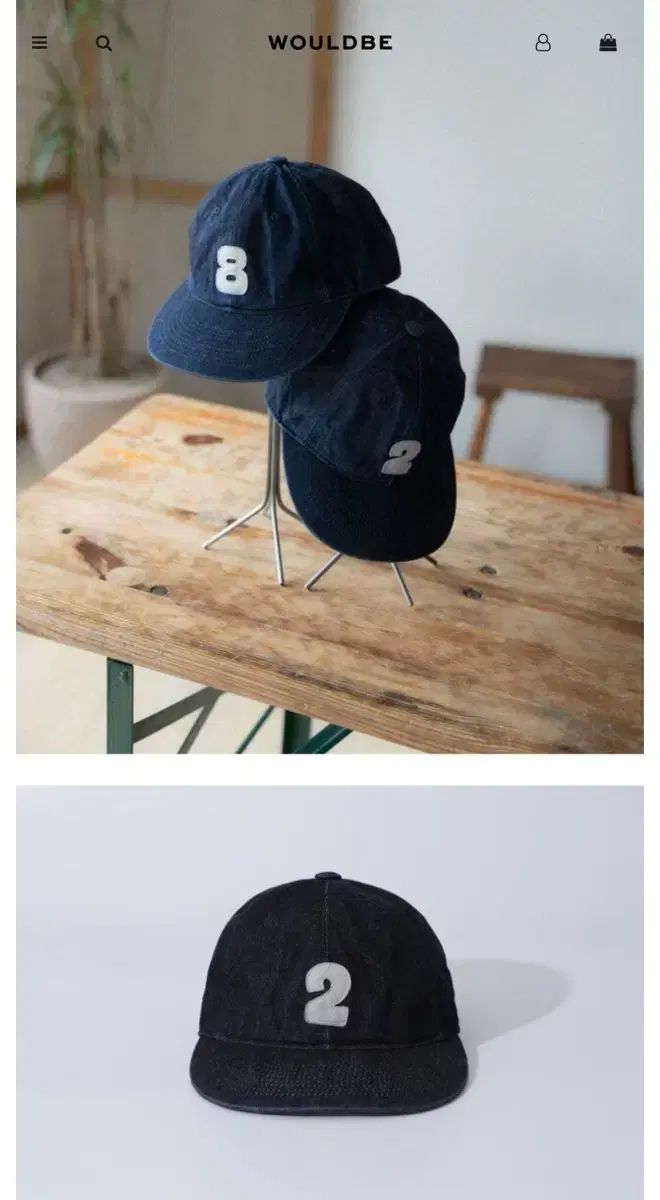 ウッドビー デニム ベースボール キャップ 2