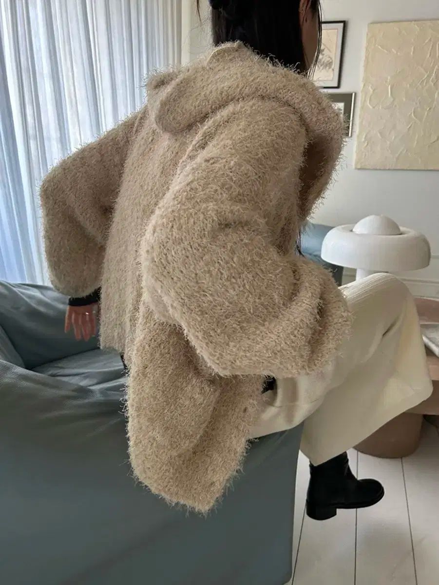  アンダーロウ リン フードニット カーディガン 長袖 カーディガン ボレロ アンサンブル