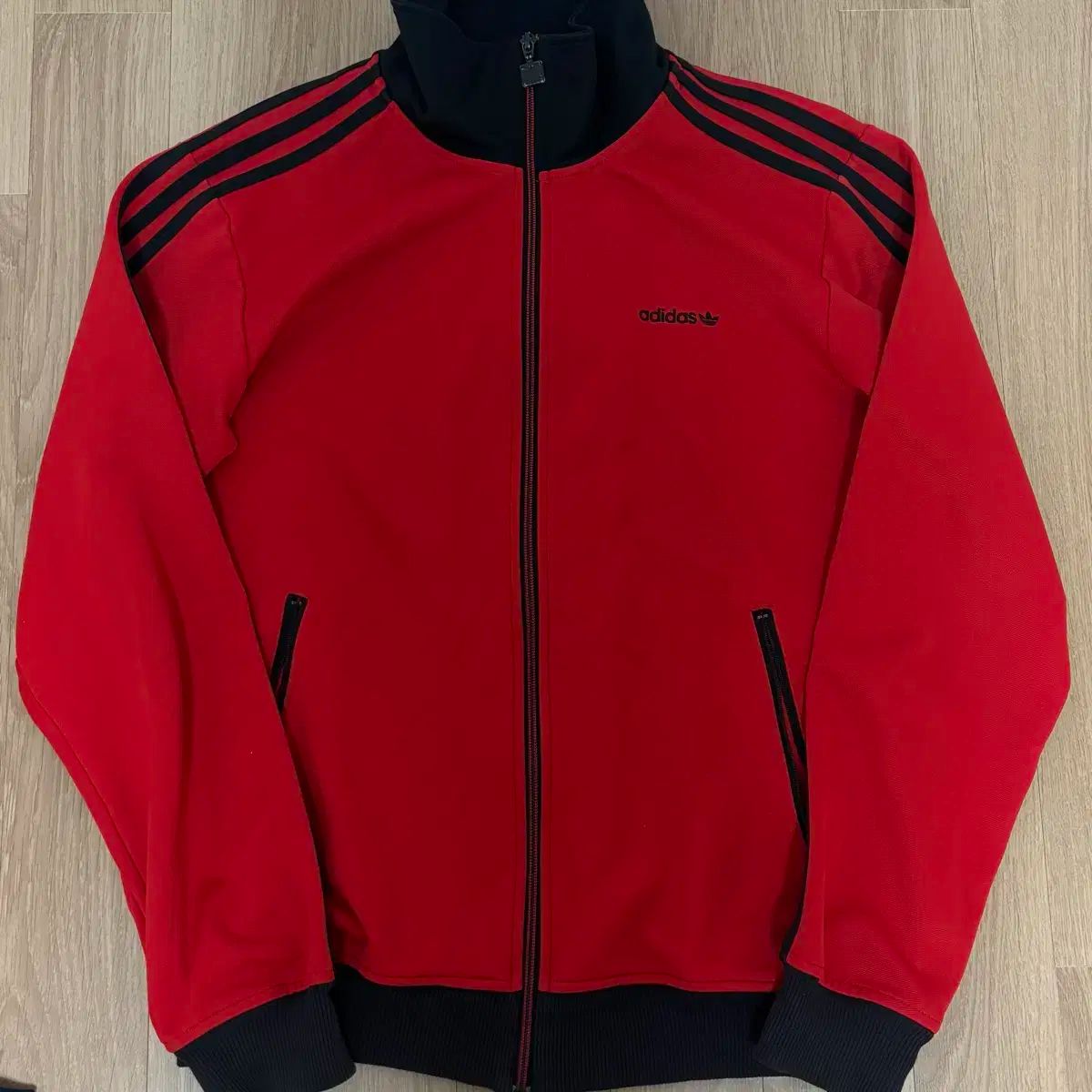 adidas アディダス ヴィンテージ BECKENBAUERER ベッケンバウアー 赤黒 トラックジャージ ジャージ