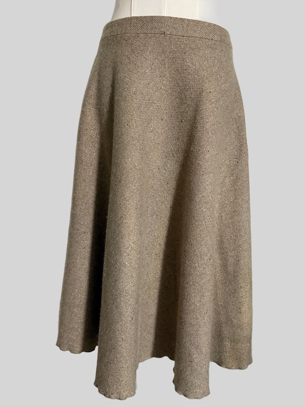 【極美品】FOXEY NYフォクシー上品ベージュセットアップ　コート&スカート 極美品FOXEY/フォクシーブティック ニットジャケット×スカート