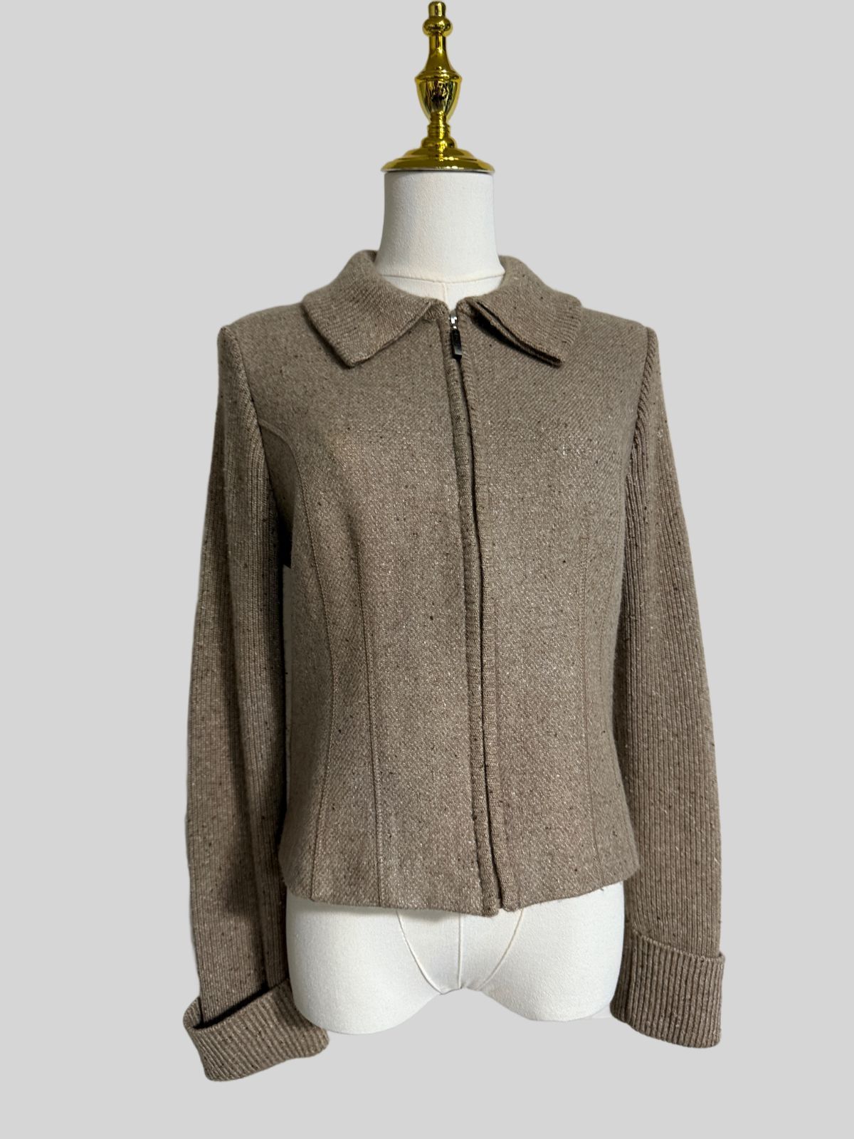 極美品FOXEY/フォクシーブティック ニットジャケット×スカート