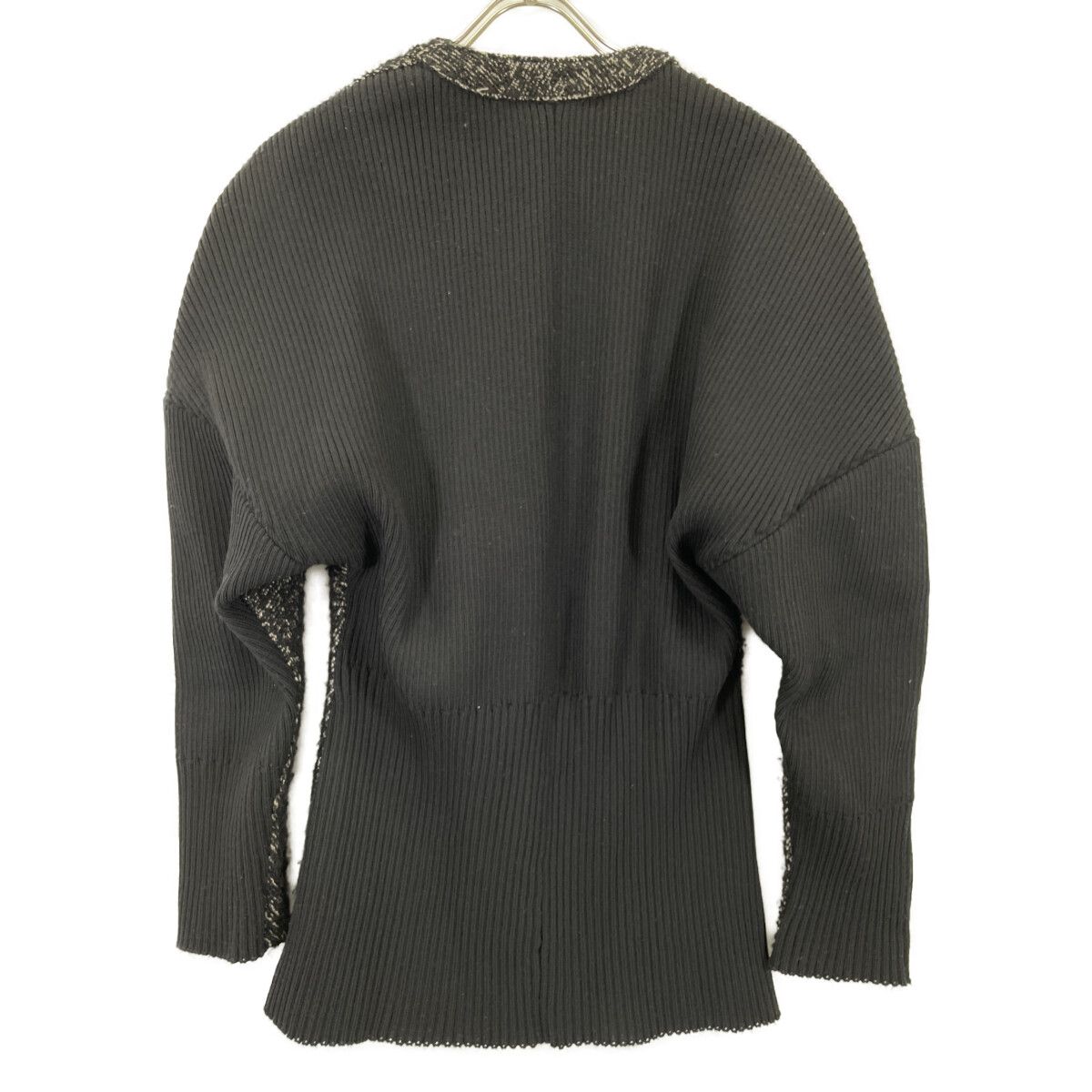AKIRA NAKA アキラナカ AW2326-BK ブラック Philine combi tex cardigan 2