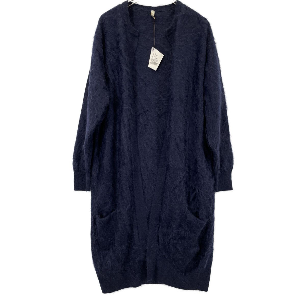 TOYOBOSHI トウヨウボウシ 糸衣 BIWA ネイビー 13IT-FC2002 カシミヤ100 カーディガン F