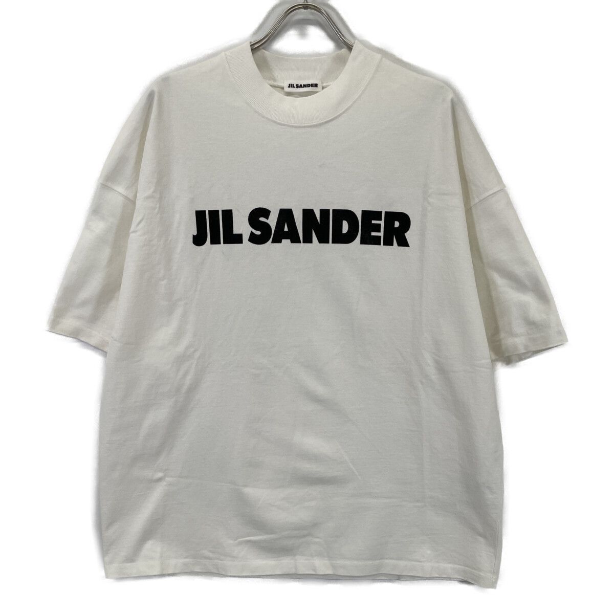 JIL SANDER ジルサンダー 20年 ﾎﾜｲﾄ ﾛｺﾞﾌﾟﾘﾝﾄ Tｼｬﾂ Ｍ