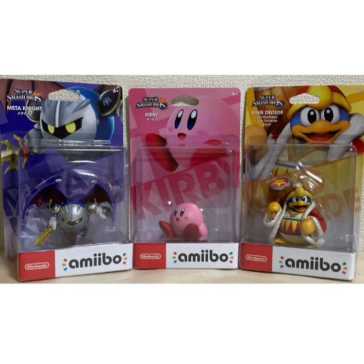 アミーボ amiibo amiibo 大乱闘スマッシュブラザーズシリーズ メタナイト カービィ デデデ 3体セット