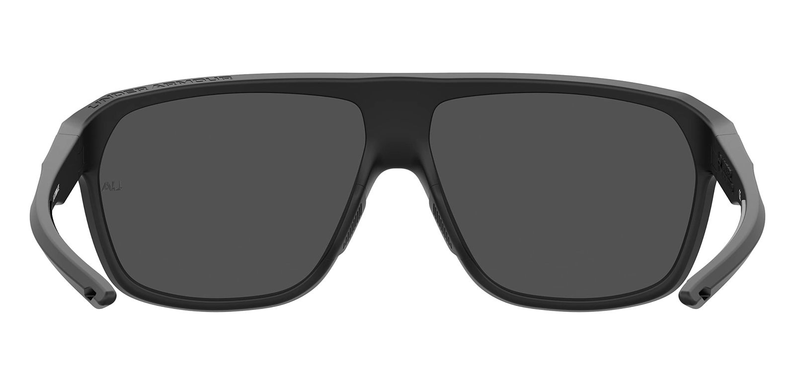  Under Armour アンダーアーマー 偏光 長方形 ユニ サングラス - UA 003 62 KA ブラック グレー mm その他 レディースウェア