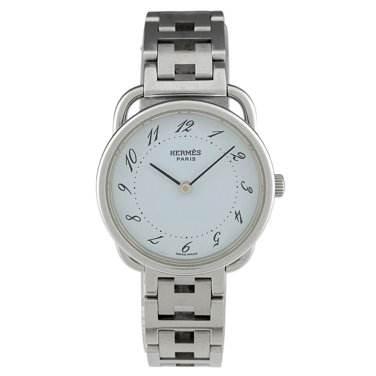エルメス HERMES アルソー AR 3.210 腕時計 SS クォーツ レディース