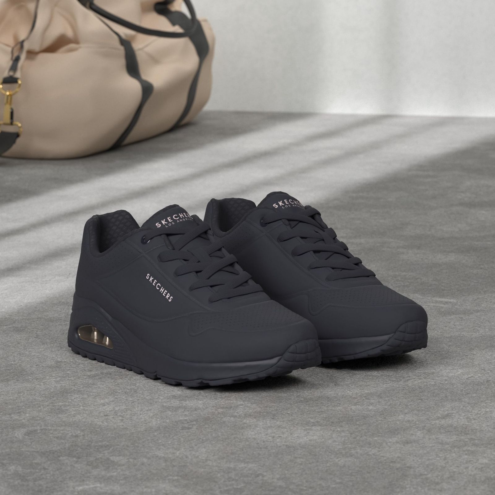 スケッチャーズ Street レディース Uno-Stand on Air スニーカー ブラック 6 BLK 23.0 cm