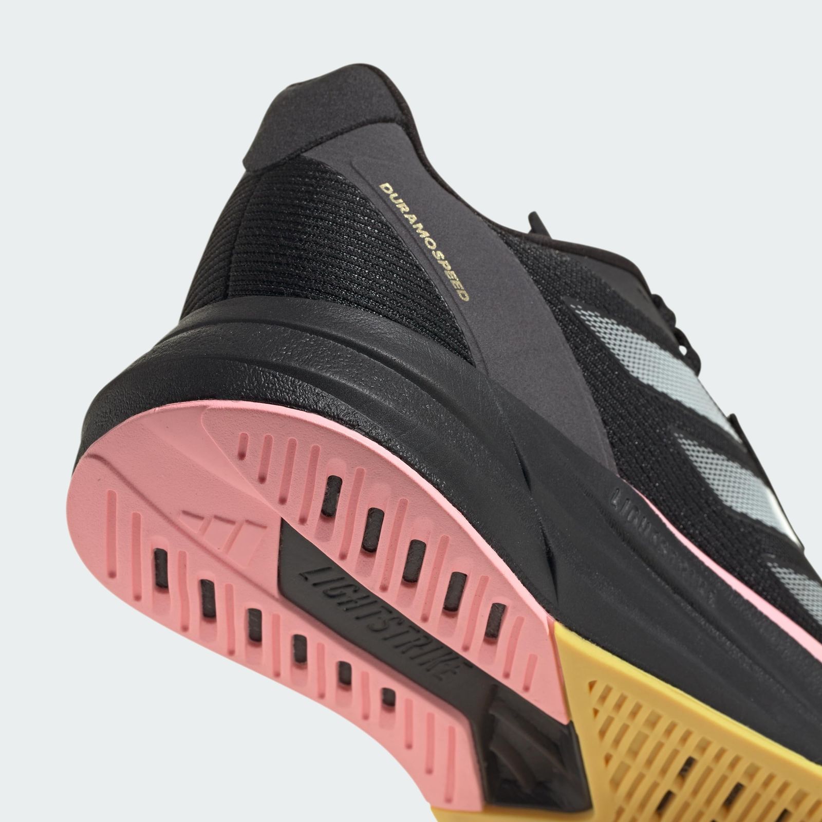  アディダス ランニングシューズ デュラモ スピード LZQ 54 レディース コアブラック ゼロメタリック スパーク IE 4037 25 5 cm トレイルランニングシューズ アウトドアシューズ