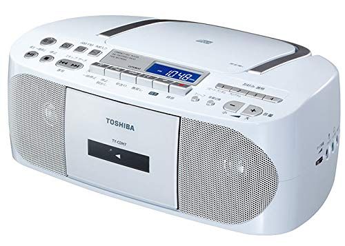 東芝 CDラジカセ TY-CDH7 ホワイト ホワイト CDラジカセ TY-CDH7